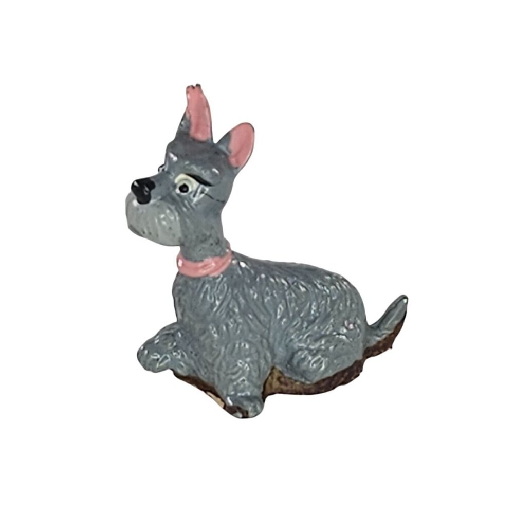 Marx Disneykins Lady and the Tramp Jock Dog Miniature Figurine Hong Kong 1962